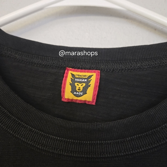 Human Made Heart Logo T-Shirt Black - Picture 4 of 13